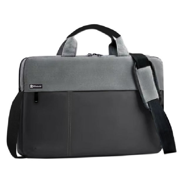 Maletín portafolio Brobotix para laptop de 15.6 a 17 pulg Oslo modelo 6006757 color Gris