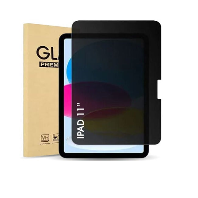 Mica Brobotix cristal templado para IPAD A16 11pulg 2025 11va generacion con filtro de privacidad