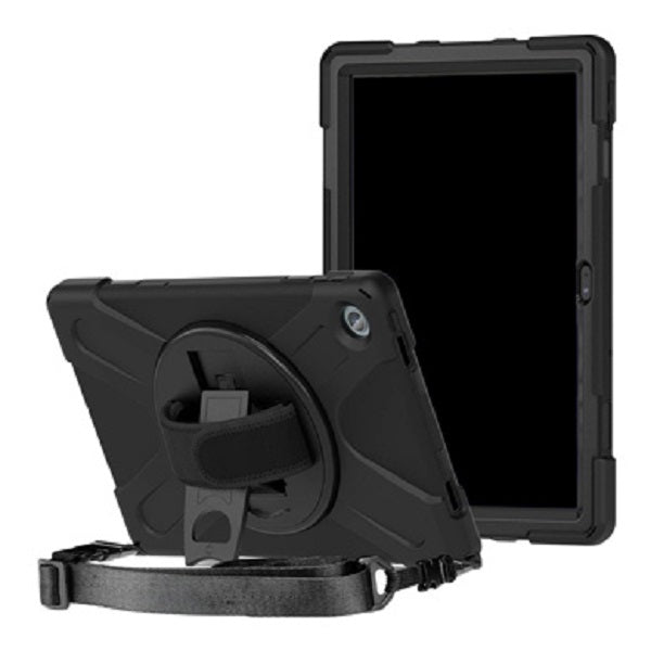 Funda Brobotix uso rudo para Tableta Lenovo M10 Plus 10 compatible con TB125F / 128 modelo 6001950 color Negro