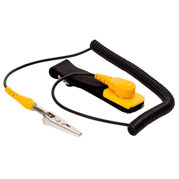 Pulsera Manhattan antiestatica negro/amarillo