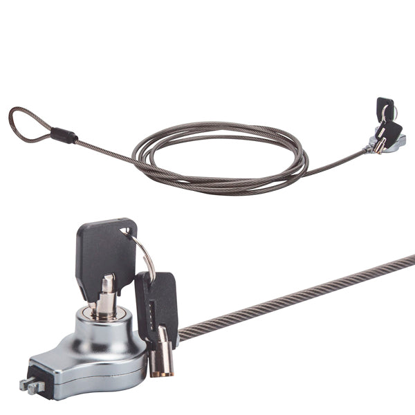 CANDADO PARA LAPTOP MANHATTAN LLAVE 2M NEGRO WEDGE N17