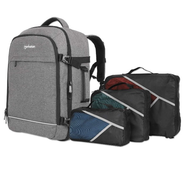 Mochila Manhattan para viaje17.3 ROME con capacidad de 40L Incluye 3 fundas blandas