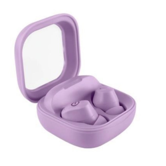 Audifono Inalambrico Easy Line Florela TWS con ventana modelo EL-995548 color Morado