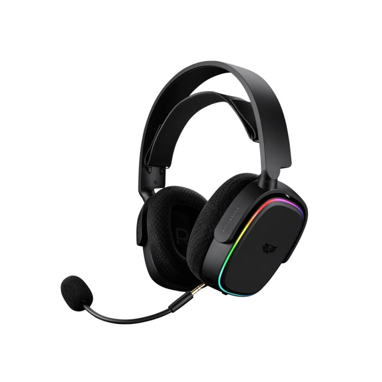 Audifonos Balam Rush Aeon HS999 Over-Ear Negro Inalambricos USB 7.1 Canales RGB Tapas y Banda Intercambiable Microfono Flexible BR-936934
