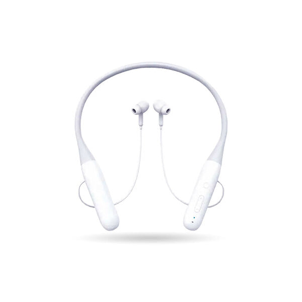 Audifono Brobotix inalambrico TWS deportivo con banda para cuello color Blanco