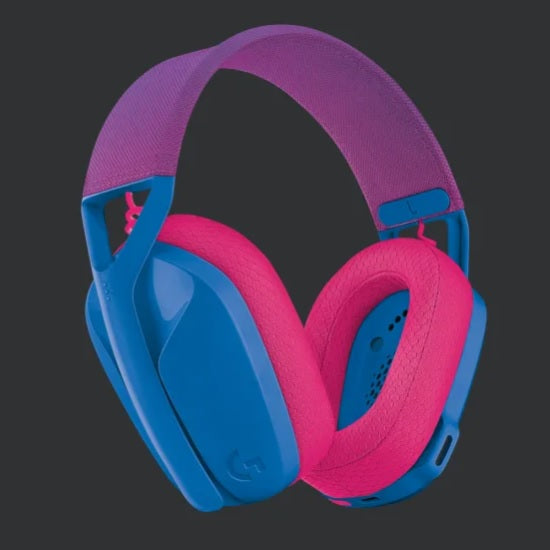 Audifonos diadema Logitech G435 Gaming Azul wireless USB Bluetooth Lightspeed 981-001061