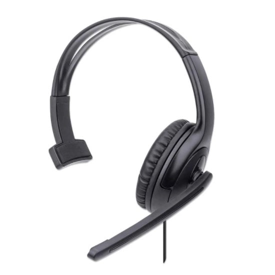 AUDIFONO C/MICROFONO MANHATTAN USB MONOAURAL