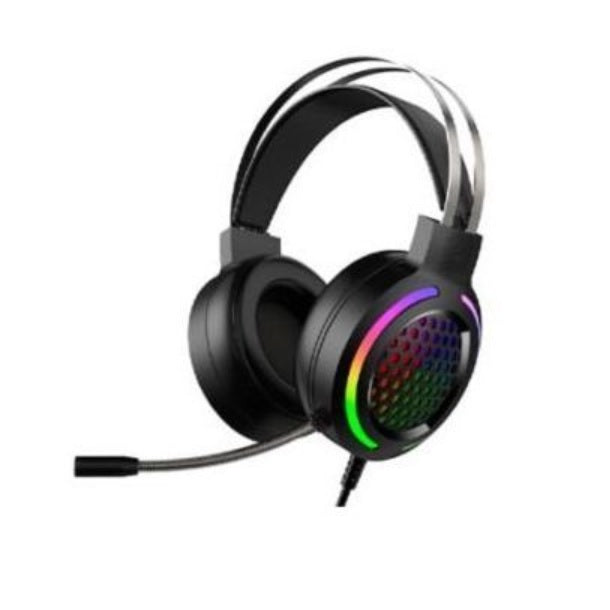 Audífonos Diadema Gamer Nextep Alámbrico Dragon XT Micrófono USB RGB Negro NE-487U