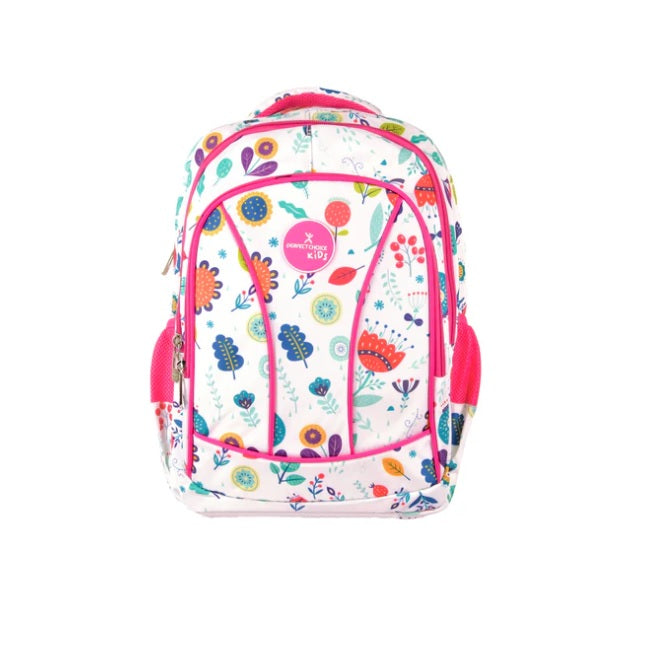 Mochila Escolar Perfect Choice para Niños Brooklyn diseño de Flores modelo PC-085317