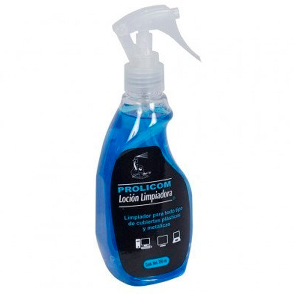 Locion Limpiadora Prolicom 250ml para todo tipo de cubiertas plasticas/metalicas