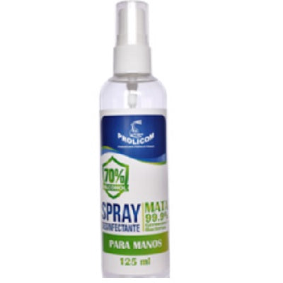 Desinfectante Spray Prolicom 125ml para manos
