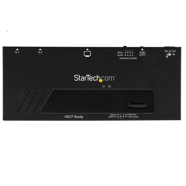 Switch Startech HDMI 2 Puertos Automatico y Prioritario 1080p