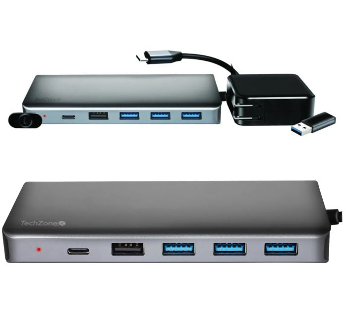 Docking Station SILVERLY HUB1 Negro compatible con Windows y MacOS 1xUSB2.0 3xUSB3.0 1xMicroSD 1xSD 2xHDMS4K 2xUSB C 1xRJ45 1xVGA 1xJack 3.5mm transferencia de datos: 480 Mb/s