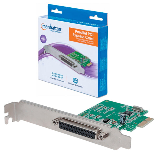 Tarjeta PCI Express Manhattan de Paralelo 1 puerto