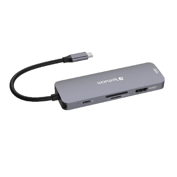 Hub Verbatim USB C Pro Multipuerto Hub 8 Port CMH 08