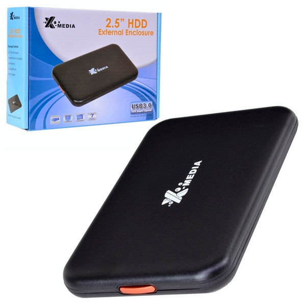 Kit p/crear HD 2.5 externo USB 3.0 SATA negro X-Media EN-2251U3 no compatible con discos SSD