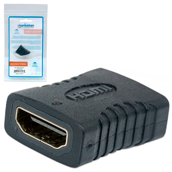 COPLE MANHATTAN HDMI A HEMBRA A HEMBRA CONEXIÓN RECTA