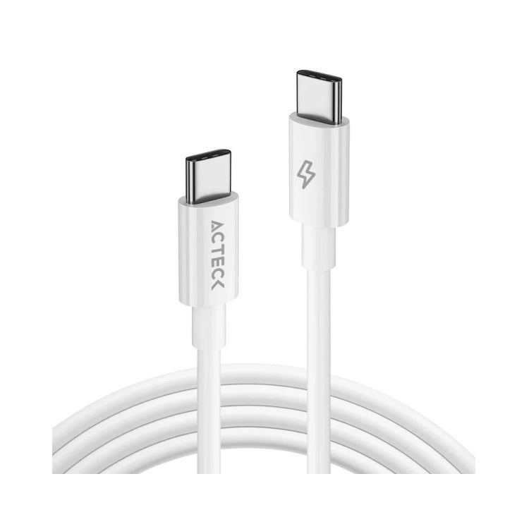 Cable Acteck de 2m 480Mbps 100W 4K USB C Lynx Plus CC540-2 Power Delivery titanio AC-945158