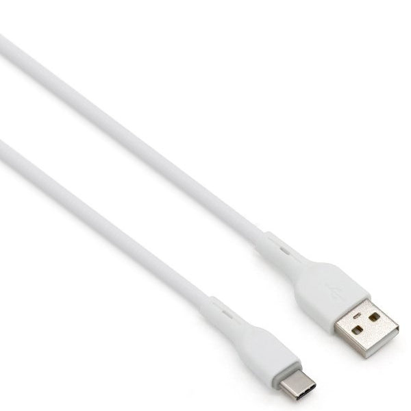 Cable Brobotix USB a A Macho USB a C Macho 1 Metro modelo 963202 color Blanco
