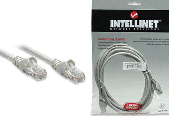 Cable Patch Intellinet CAT 6 1m Gris