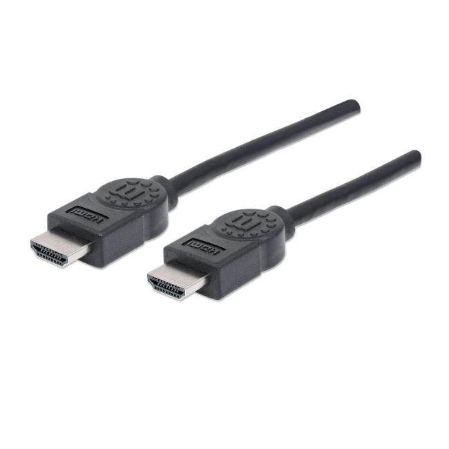 Cable Manhattan HDMI 1.8m 4K 30Hz 3D Blindado Negro