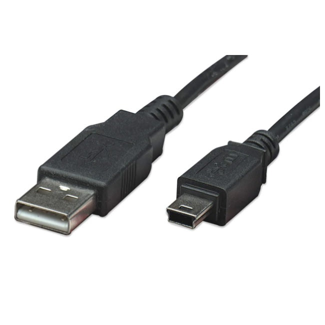 Cable Manhattan USB A a Mini USB B 1m Negro