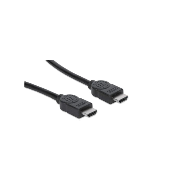 Cable Manhattan HDMI 10m 4K 60Hz 3D Blindado con Ethernet Negro
