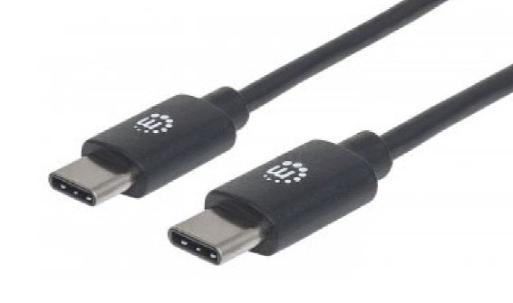 CABLE MANHATTAN USB-C CM-CM 3M V2 NEGRO