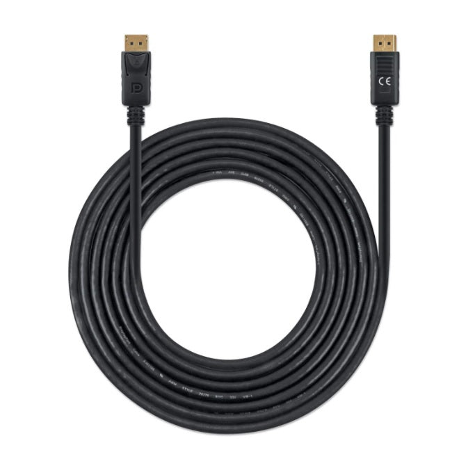 Cable Manhattan DisplayPort negro v1.4 M-M 3.0m 8K60Hz