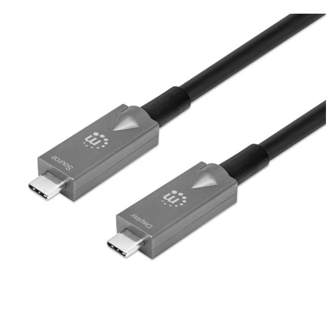 Cable Manhattan USB C de fibra optica (AOC) 3.2 Gen 2 10m SuperSpeed+