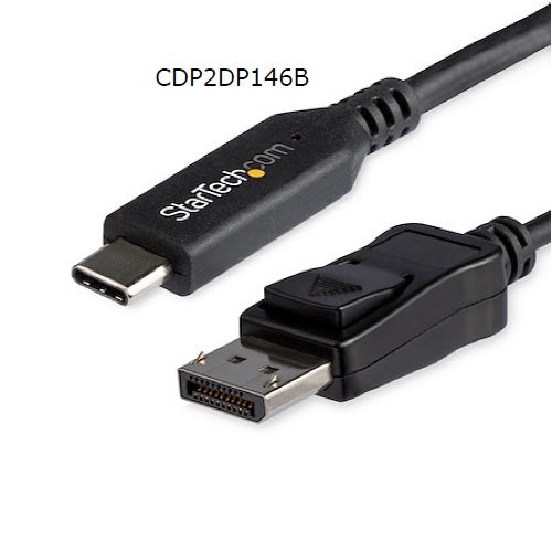 Cable StarTech de 1.8M USB-C a DisplayPort 1.4 - Adaptador de Video USB Tipo-C a DP 1.4 Modo Alt 4K/5K/8K