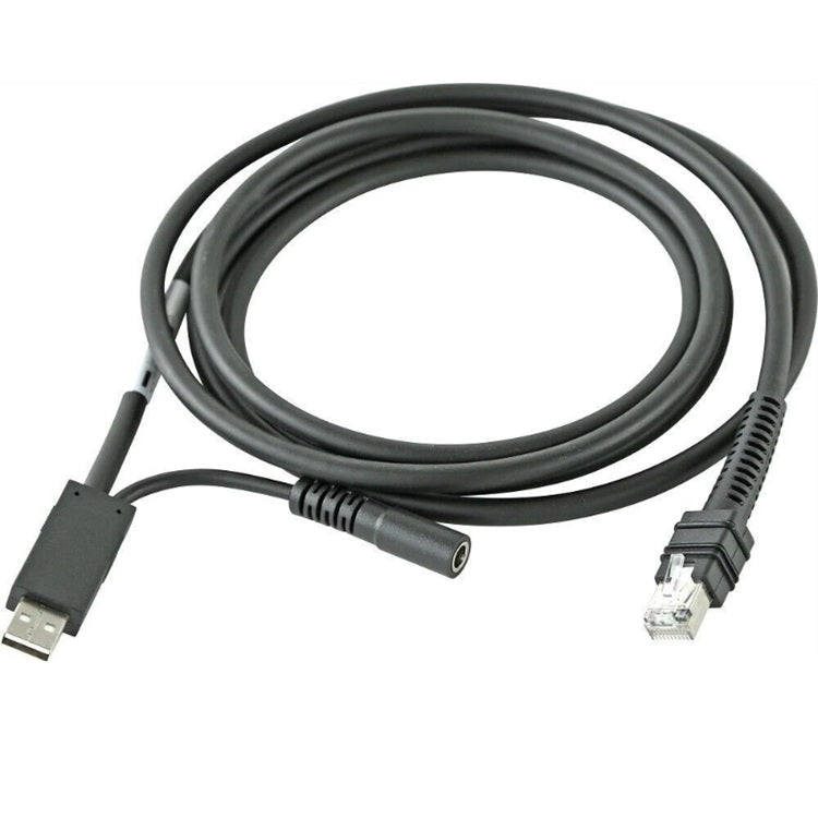 Cable Zebra USB apantallado Conector Serie A 2,8 mts recto soporta fuente de alimentacion de 12V