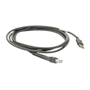 Cable Zebra Conector de la serie A recto de 7 pies (2 1 m)
