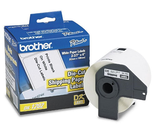 Etiqueta Brother Blanca Precortada DK1202 300 62mm x 100mm QL-810 QL-800