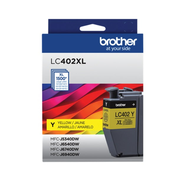 TINTA BROTHER LC402XLY AMARILLO MFC-J5340DW / MFC-J6540DW / MFC-J6940DW (1500 PAG)