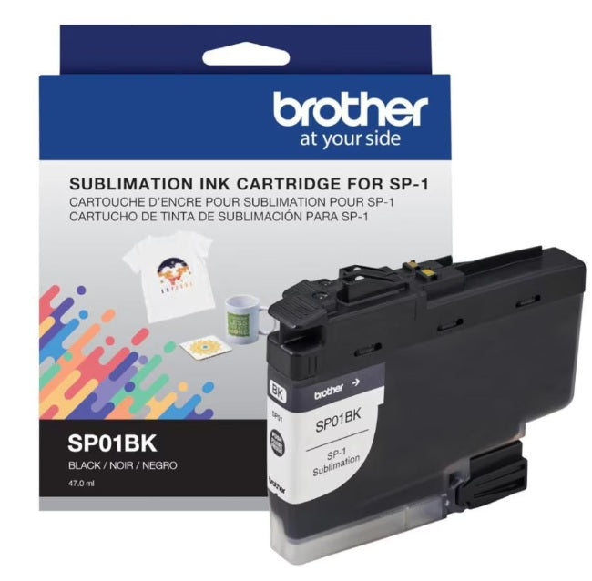 Tinta Brother SP01BK negra para impresora de sublimacion SP1 SP1MX 47 ml