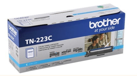 TONER BROTHER TN223C CIAN GENUINE RENDIMIENTO ESTANDAR (1 300 PAG) HL-L3210CW HL-L3230CDW HL-L3270CDW HL-L3290CDW MFC-L3710CW MFC-L3750CDW MFC-L3770CDW