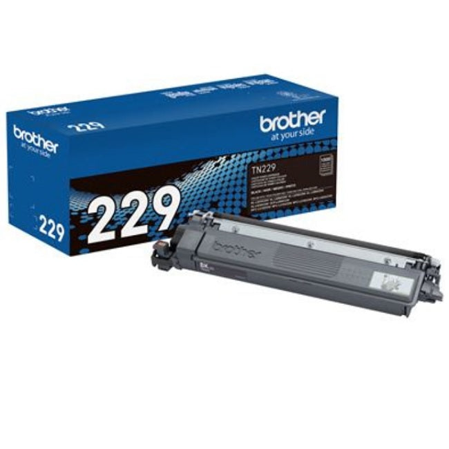 Tóner Brother TN229BK Negro Genuine Rendimiento Estándar MFCL3780CDW / DCPL3560CDW (1 500 páginas)