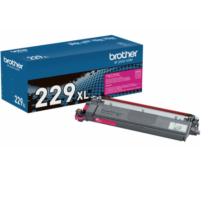 Tóner Brother TN229XLM Magenta Genuine Alto rendimiento MFCL3780CDW / DCPL3560CDW (3 000 páginas)