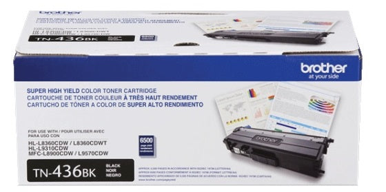 TONER BROTHER TN436BK NEGRO HLL9310CDW/MFCL8900CDW/MFCL9570CDW (6 500 PAG)