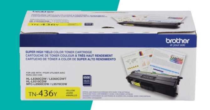 TONER BROTHER TN436Y AMARILLO HLL9310CDW/MFCL8900CDW/MFCL9570CDW (6 500 PAG)