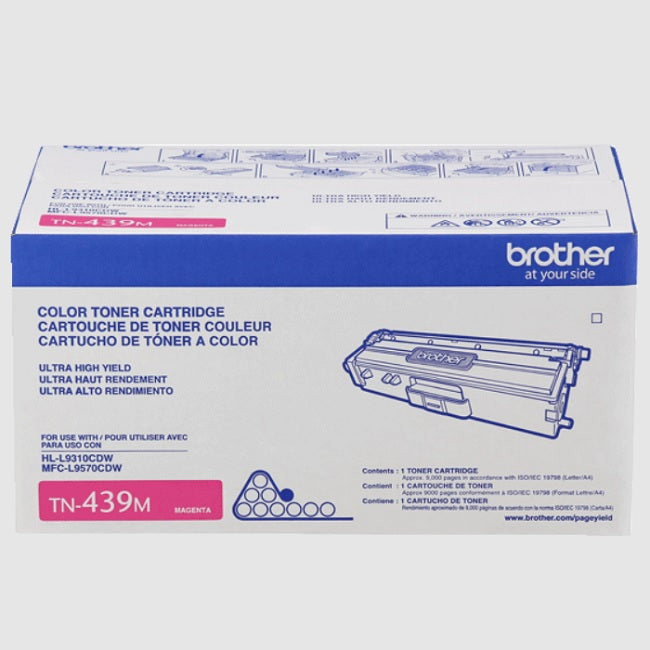 TONER BROTHER TN439 MAGENTA ULTRA ALTO RENDIMIENTO HLL9310CDW/MFCL9570CDW (9 000 PAG)