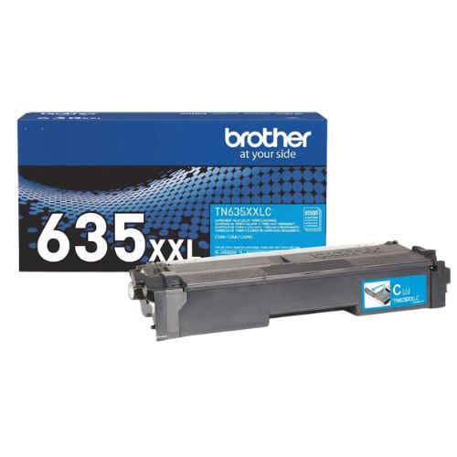 Toner Brother TN635XXLC cian para MFCL8970CDW (6 500 paginas)