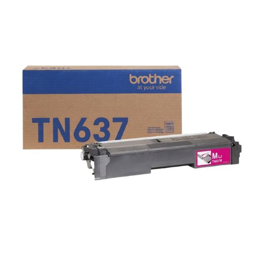 Toner Brother TN637M magenta para HLL8570CDW / MFCL8730CDW / MFCL8970CDW (10 000 paginas)