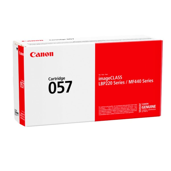 TONER CANON 057 3009C001AA NEGRO ESTANDAR Image Class LBP220 /MF440 / MF455DW ( 3 100 PAG)