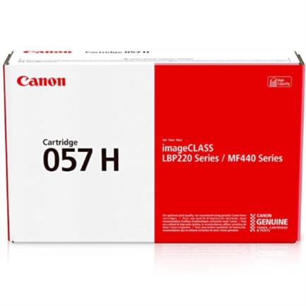 TONER CANON 057 H 3010C001AA NEGRO ALTO RENDIMIENTO Image Class LBP220/MF440/455DW ( 10 000 PAG)