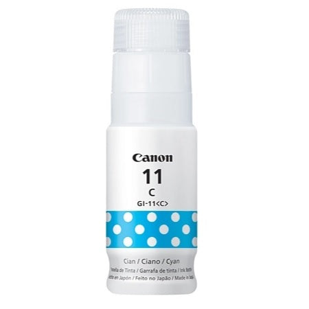 TINTA CANON GI-11C 4534C001AA CIAN BOTE PIXMA G3160 / G2160 (7700 PAG)