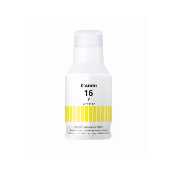 TINTA CANON GI-16Y 4420C001AA AMARILLO BOTE PIXMA GX7010 GX6010 70 ML