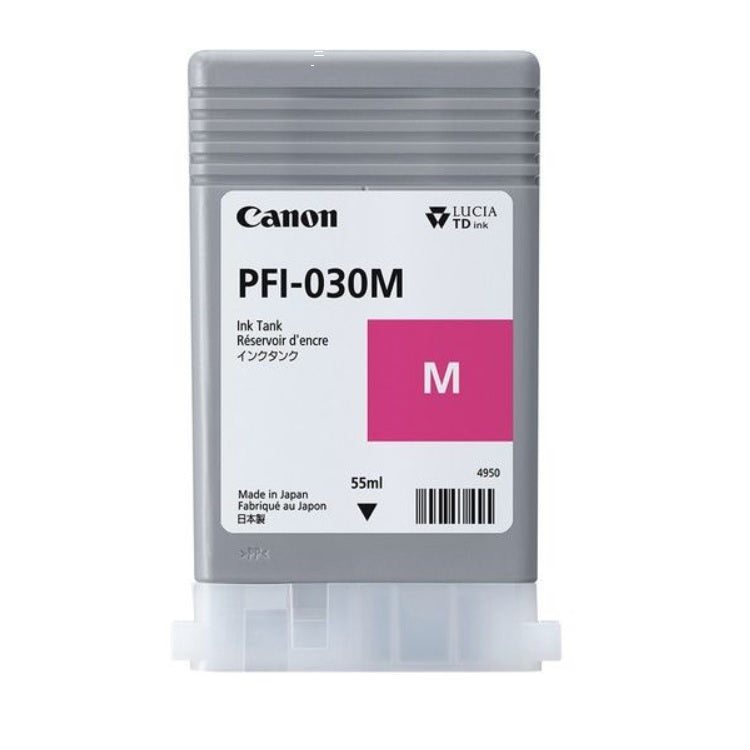 TINTA CANON PFI-030M 3491C001AA MAGENTA IMAGEPROGRAF TA-20/TA-30 (55 ML)