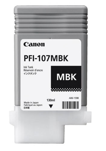 TINTA CANON PFI-107MBK NEGRO MATE 6704B001AA IPF 670/770 130ML